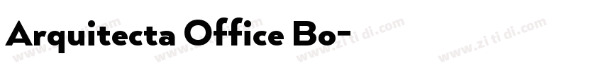 Arquitecta Office Bo字体转换